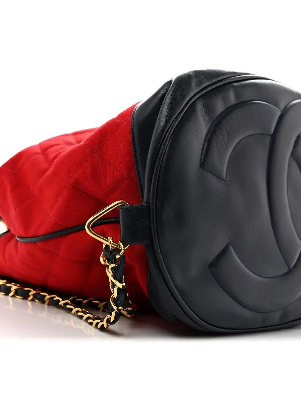 Chanel Canvas Lambskin Quilted Cc #339023C13B